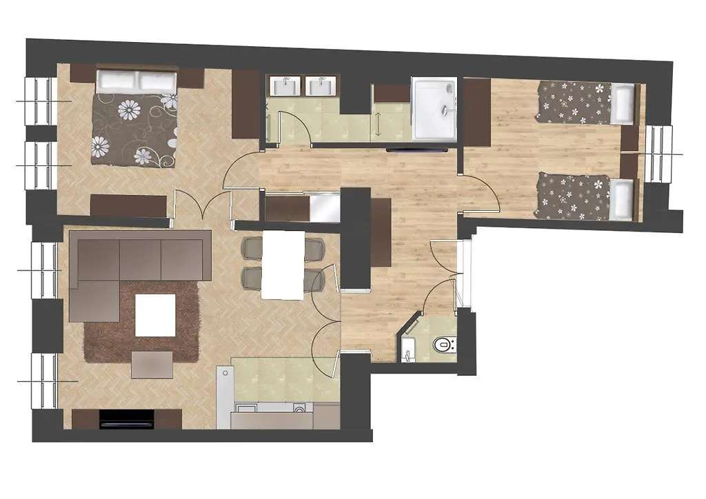 Prague Golden Age Apartment